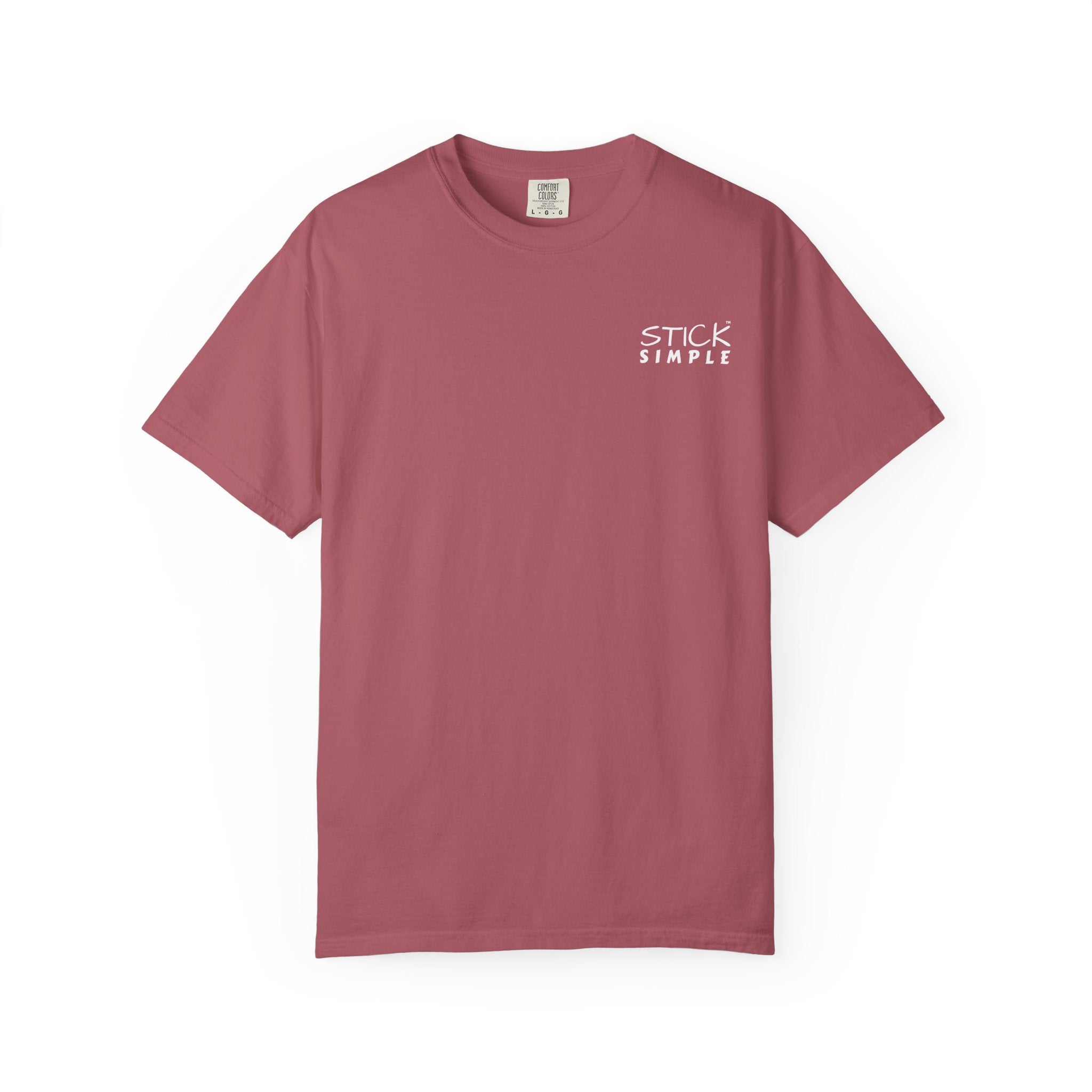 Crimson Heavyweight Cotton Tee | Be The Light