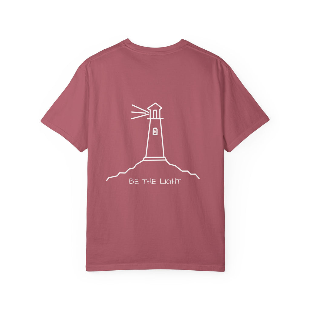 Crimson Heavyweight Cotton Tee | Be The Light