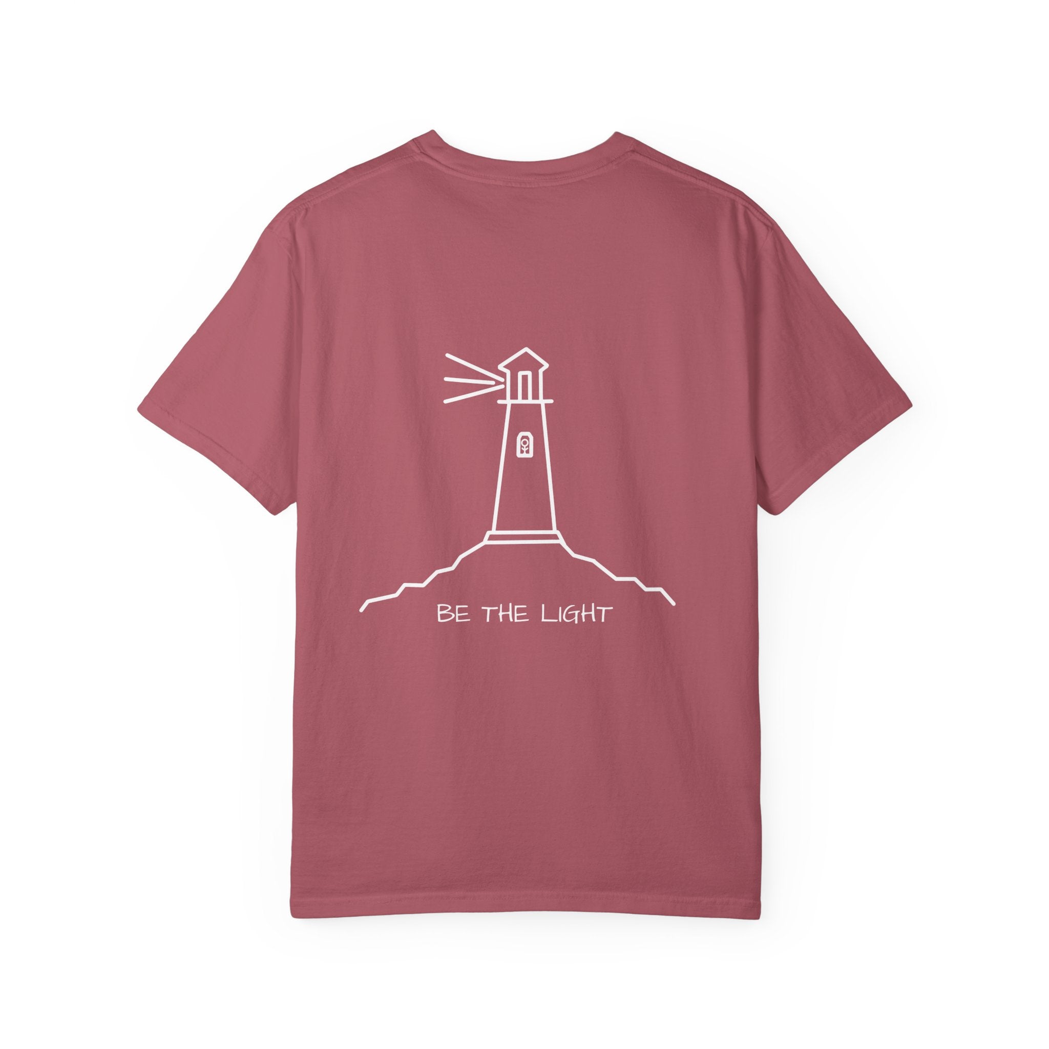 Crimson Heavyweight Cotton Tee | Be The Light