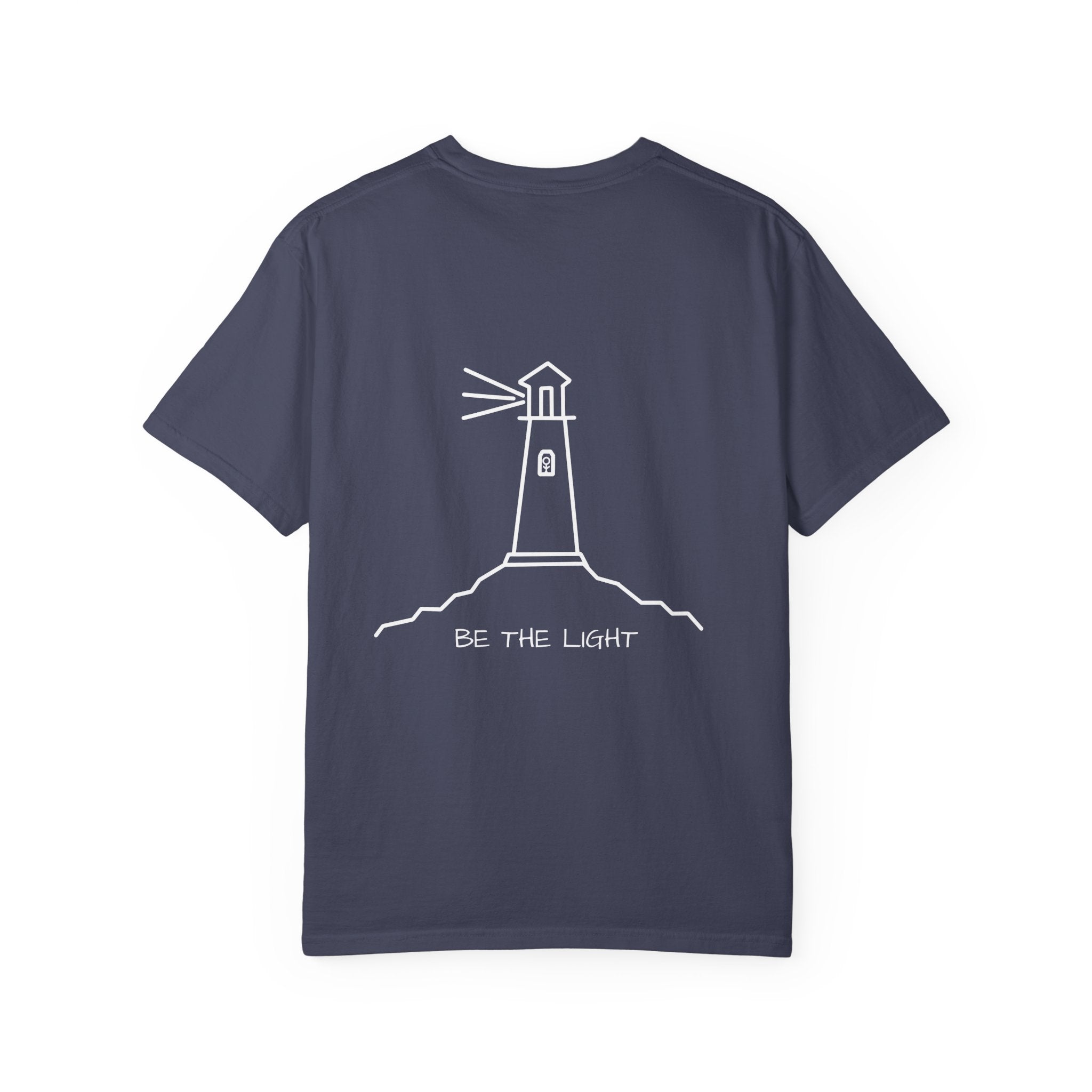 Denim Heavyweight Cotton Tee | Be The Light