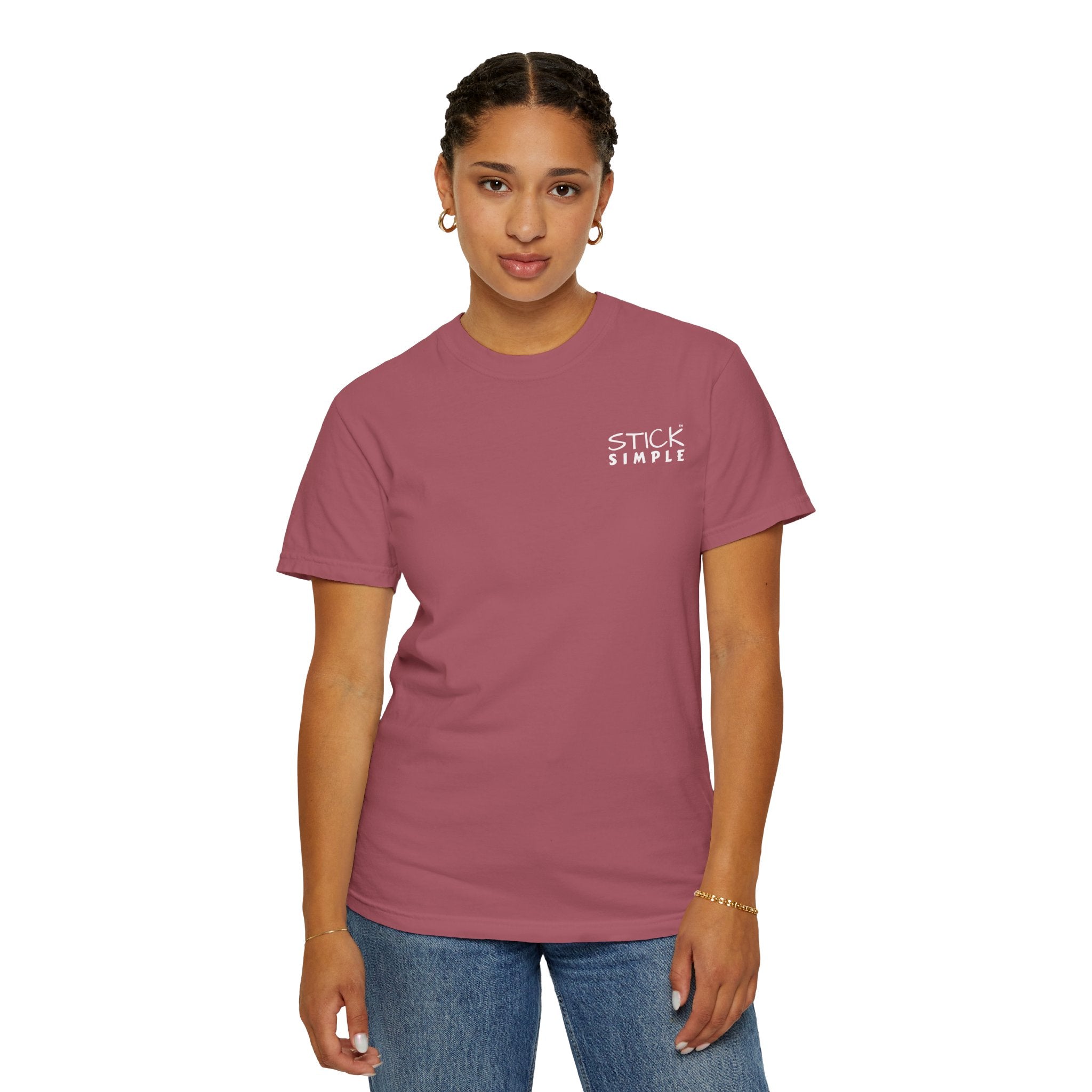 Crimson Heavyweight Cotton Tee | Light the World