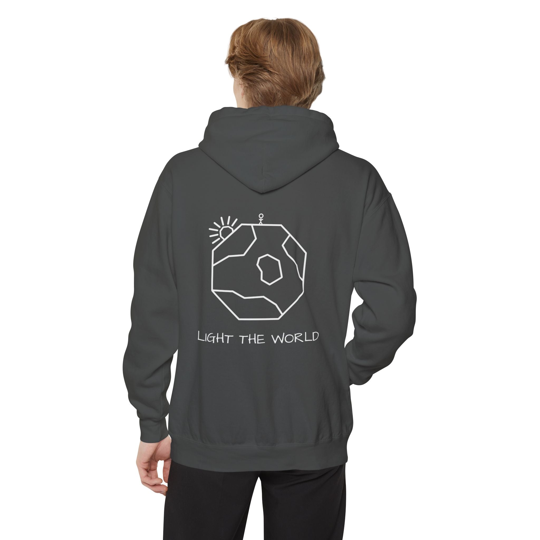Pepper Heavyweight Cotton Hoodie | Light The World
