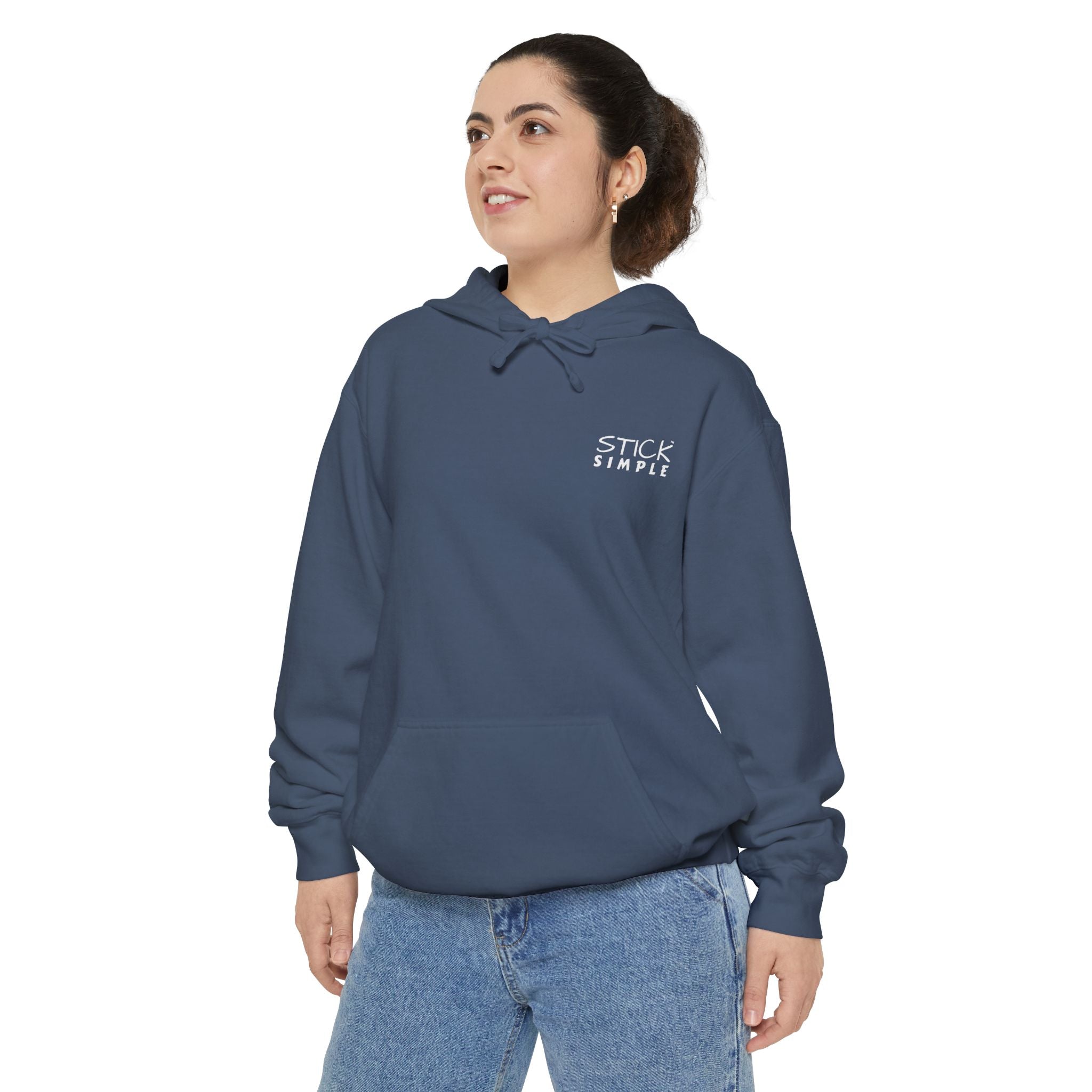 Denim Heavyweight Cotton Hoodie | Light The World