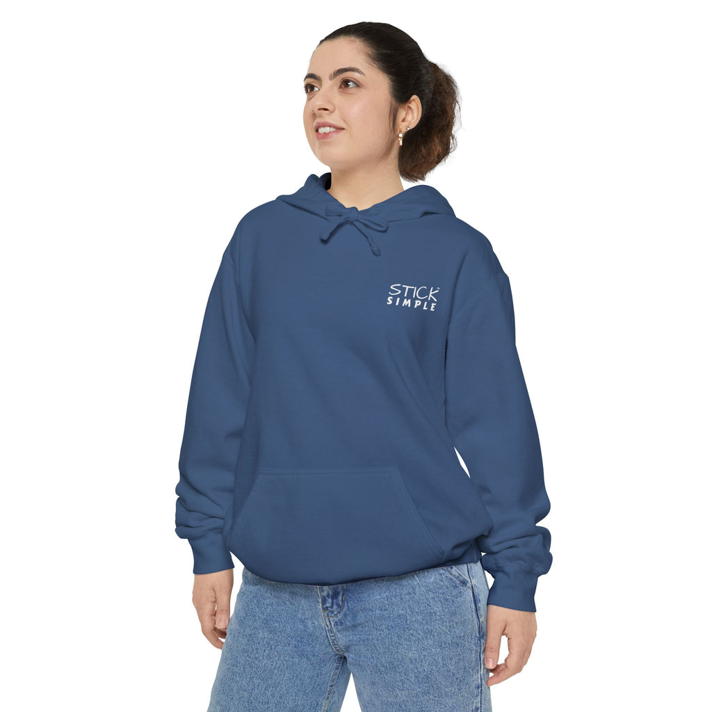 Navy Heavyweight Cotton Hoodie | Be The Light