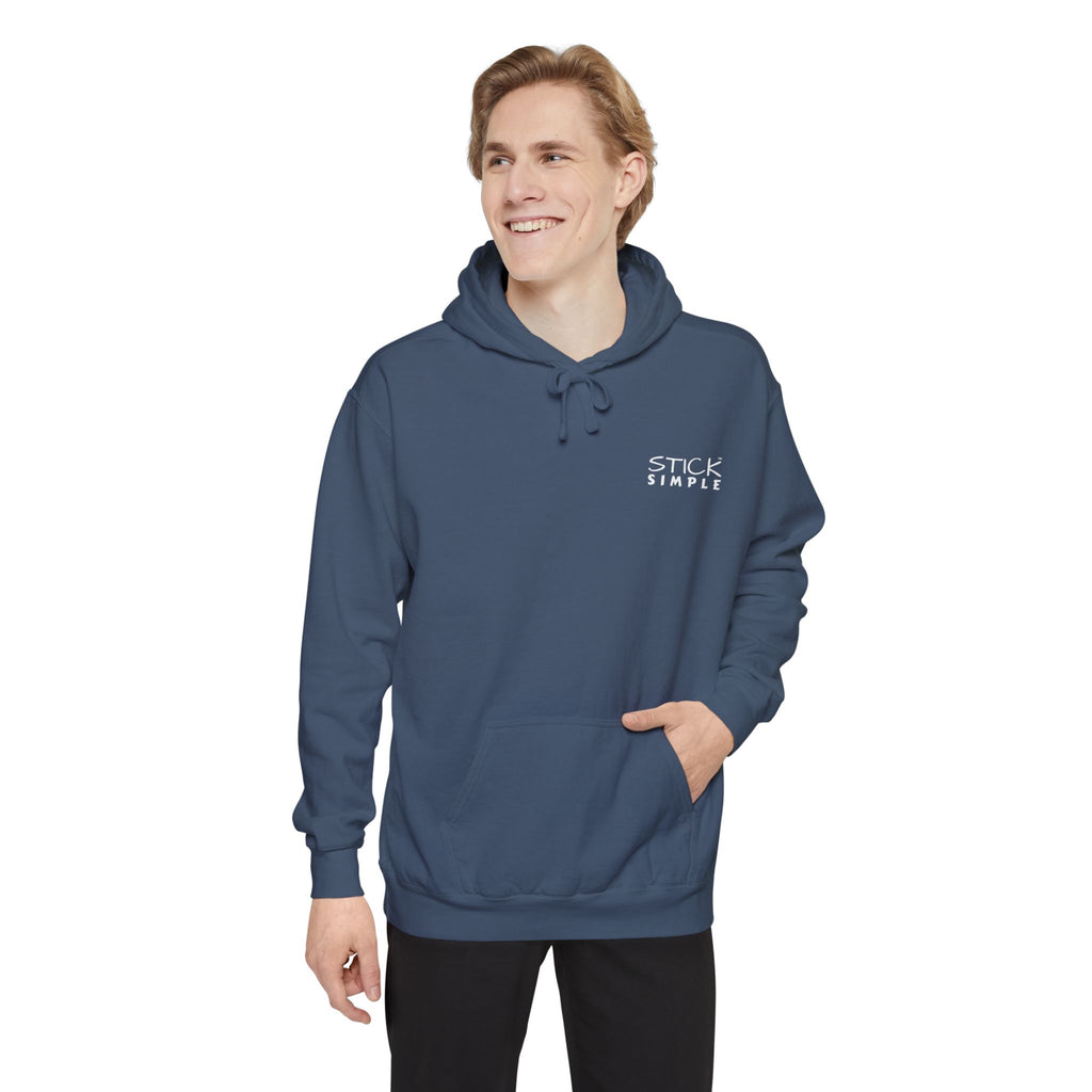 Denim Heavyweight Cotton Hoodie | Light The World