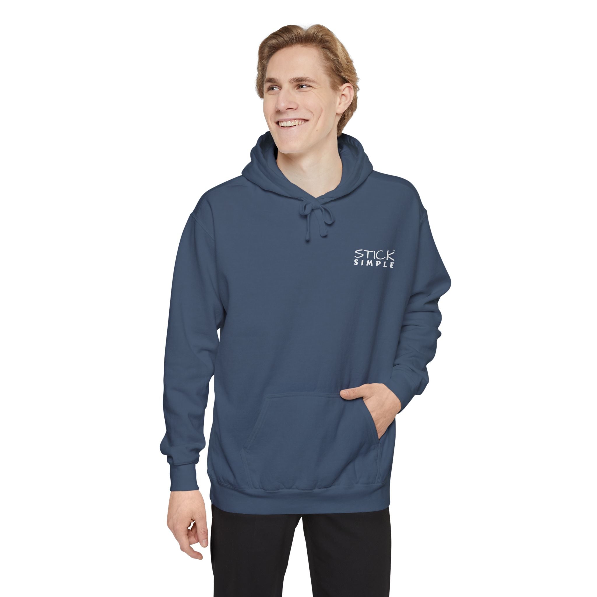 Denim Heavyweight Cotton Hoodie | Light The World