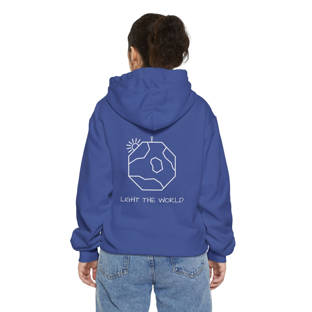 FlowBlue Heavyweight Cotton Hoodie | Light The World