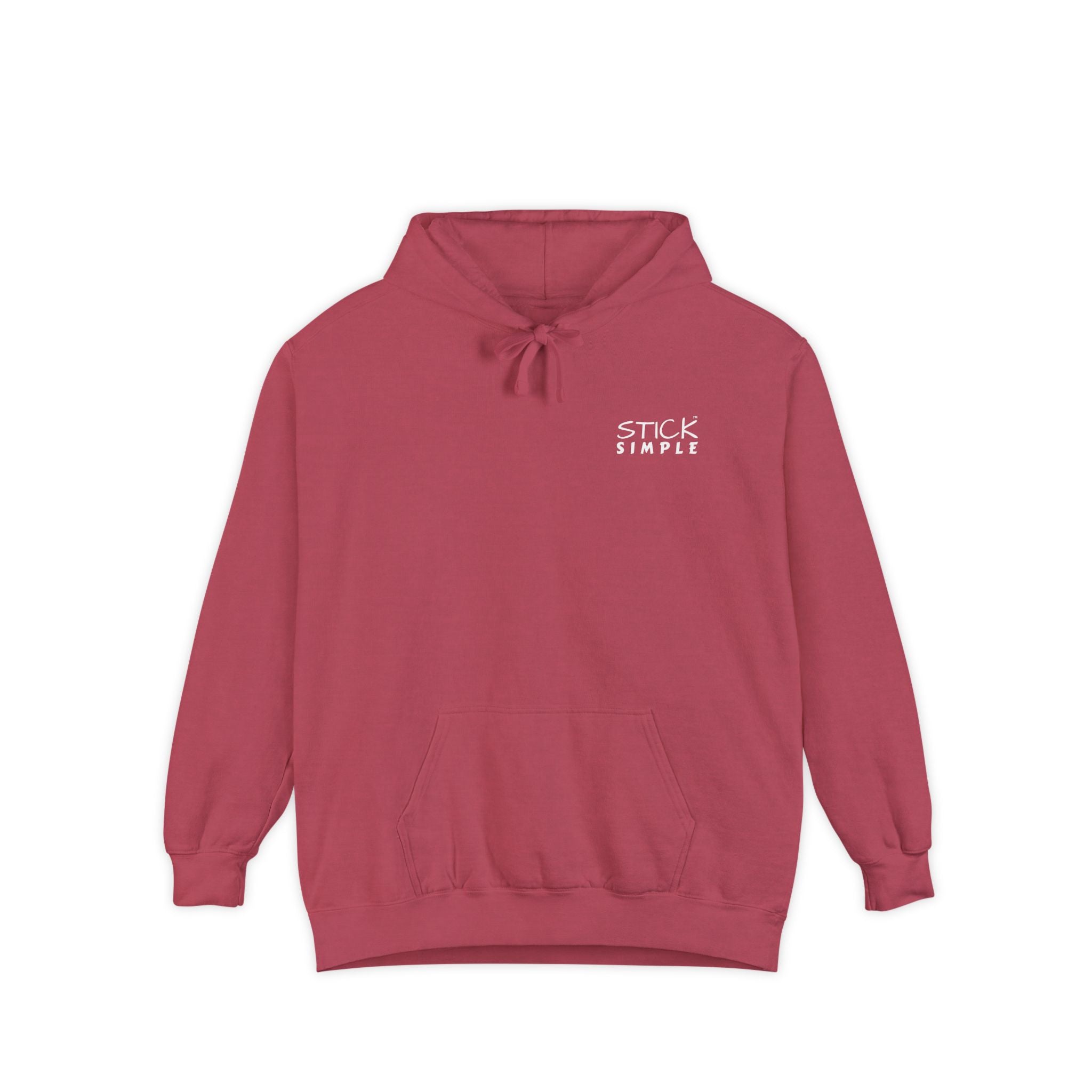 Crimson Heavyweight Cotton Hoodie | Light The World