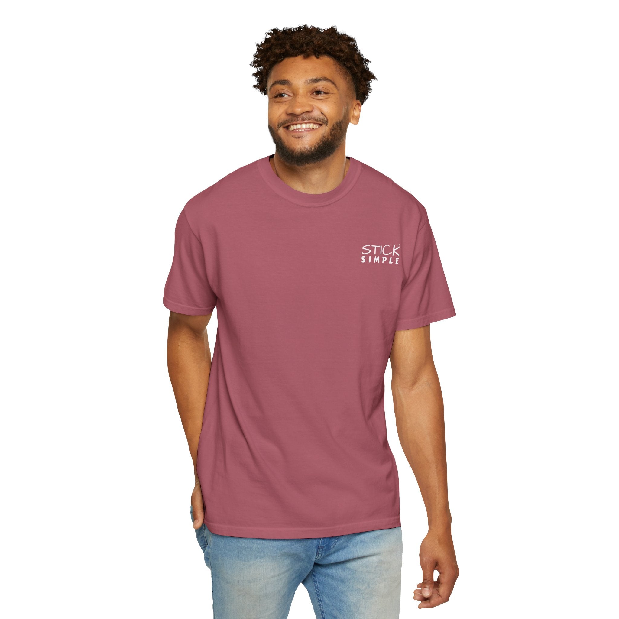 Crimson Heavyweight Cotton Tee | Light the World