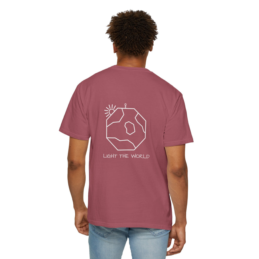 Crimson Heavyweight Cotton Tee | Light the World