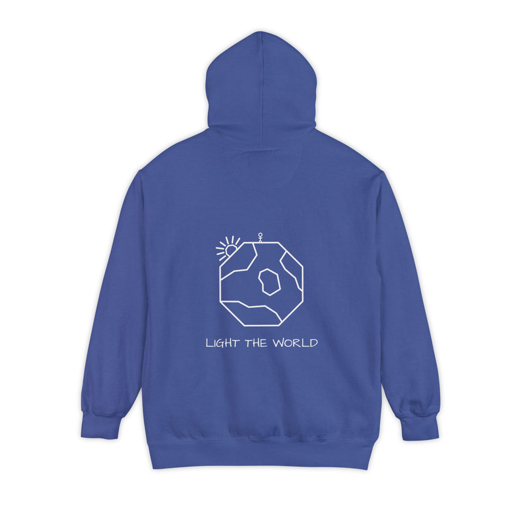 FlowBlue Heavyweight Cotton Hoodie | Light The World