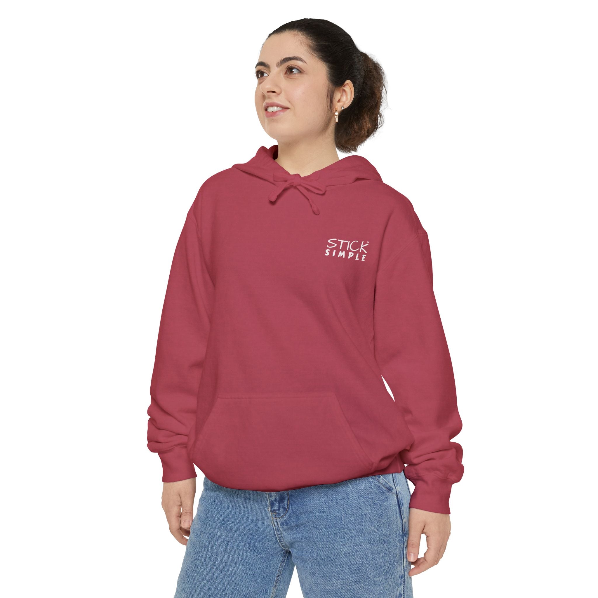 Crimson Heavyweight Cotton Hoodie | Light The World