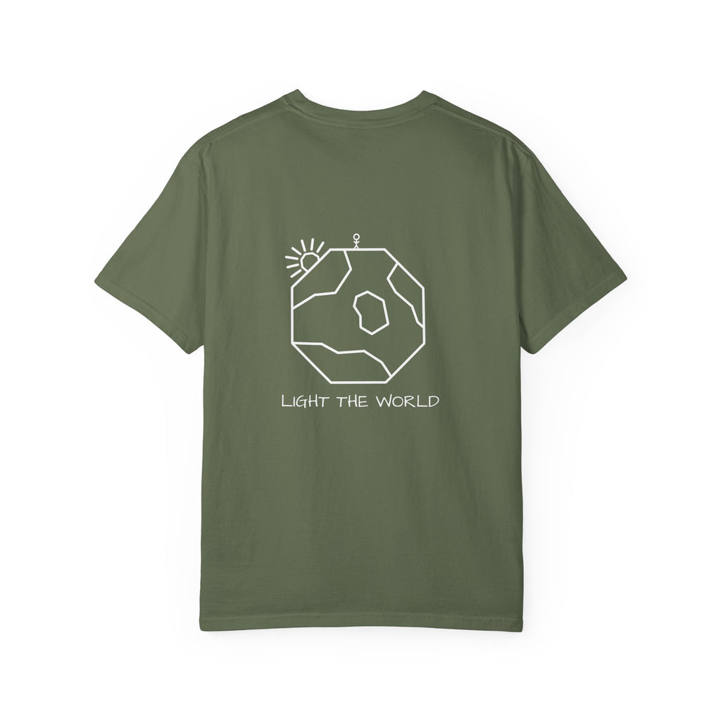 Sage Heavyweight Cotton Tee | Light The World