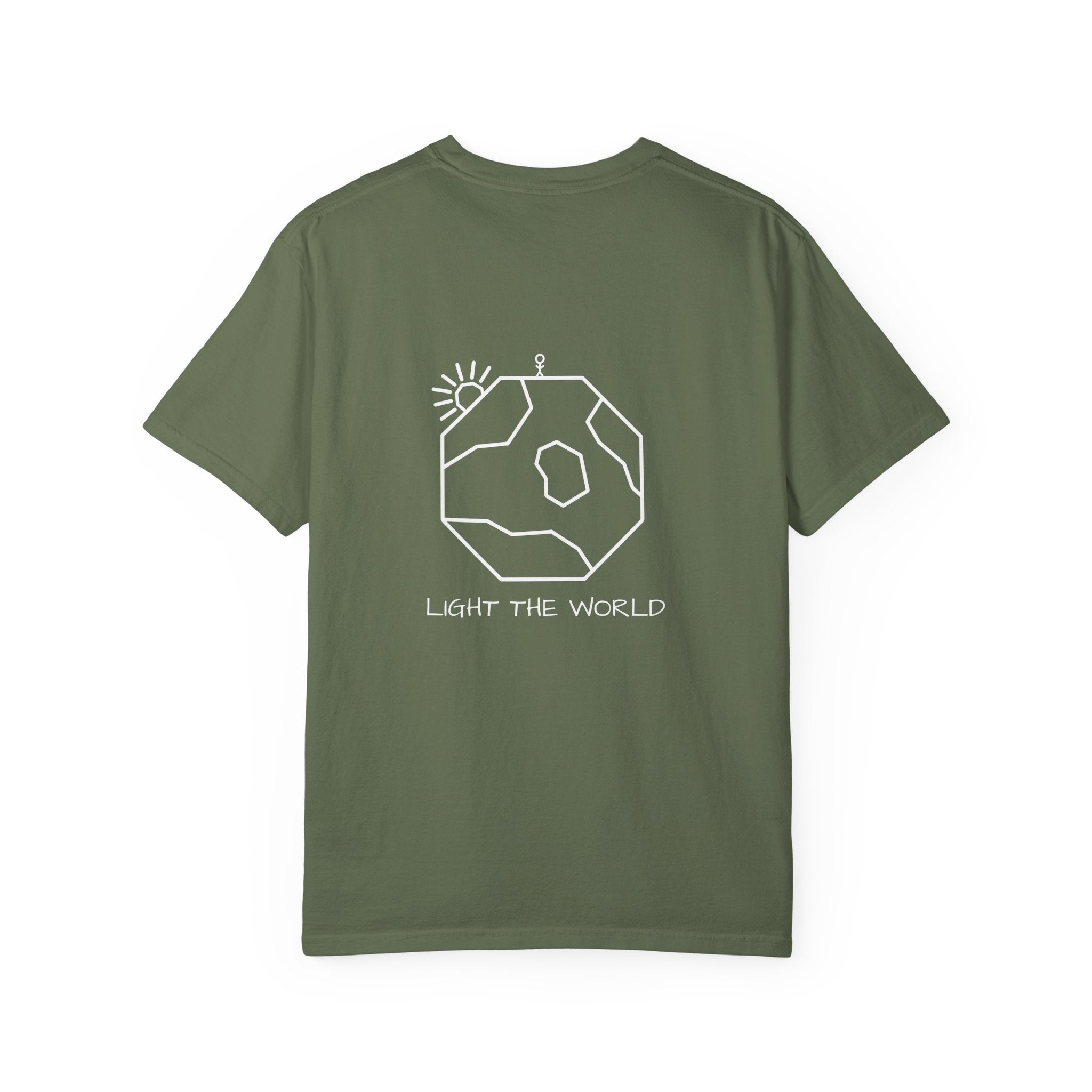 Sage Heavyweight Cotton Tee | Light The World
